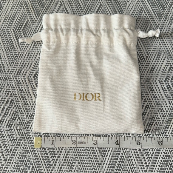 Christian Dior drawstring canvas pouch - Picture 4 of 6
